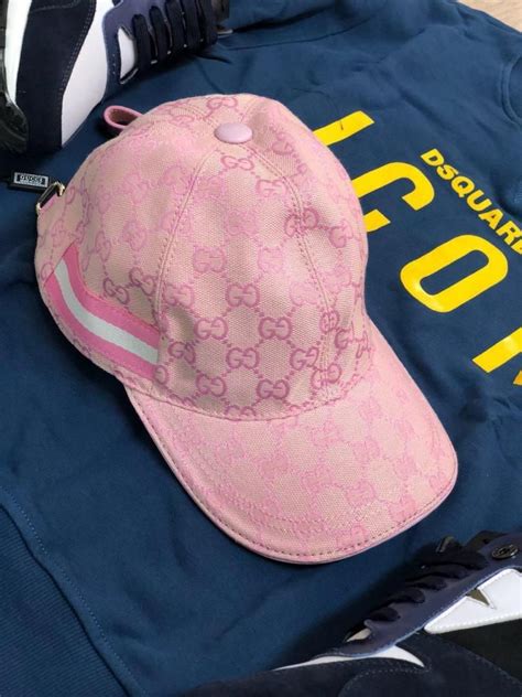 gorra gucci rosa hombre|gorros gucci hombre.